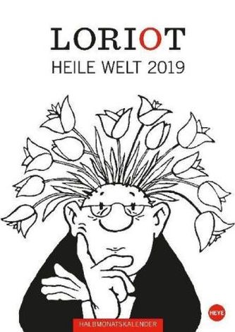 Loriot Heile Welt Halbmonatskalender 2019