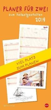 Planer für zwei zum Selbstgestalten 2019
