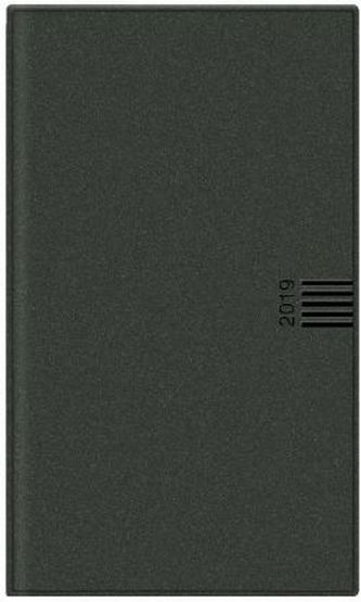 Monats-Taschenkalender, schwarz 2019