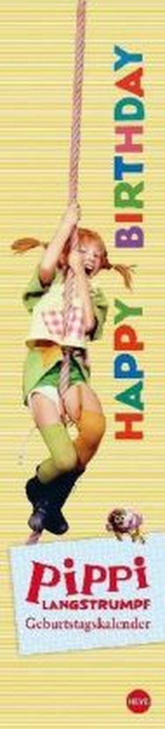 Pippi Langstrumpf Happy Birthday,Geburtstagskalender