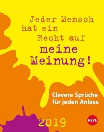 Clevere Sprüche für jeden Anlass Tagesabreißkalender 2019