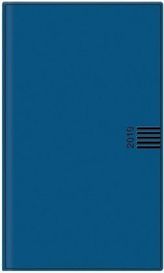 Wochen-Taschenkalender, blau 2019