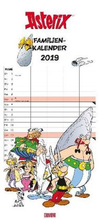 Asterix Familienkalender 2019 Asterix Familienkalender 2019