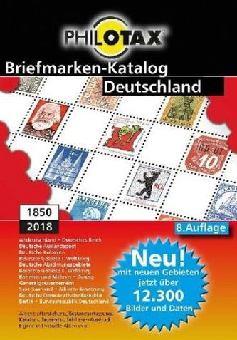 Deutschland Briefmarkenkatalog 1849 - 2018 8. Auflage, 1 DVD-ROM