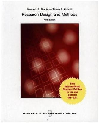 Research Design and Methods