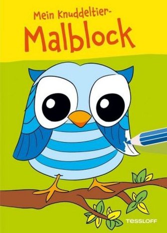 Mein Knuddeltier-Malblock (Eule)