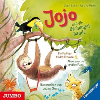 Jojo und die Dschungelbande - Ein Faultier findet Freunde & Abenteuer am großen Fluss, 1 Audio-CD Jojo und die Dschungelbande - Ein Faultier findet Freunde & Abenteuer am großen Fluss, 1 Audio-CD