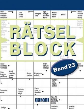 Rätselblock. Bd.23