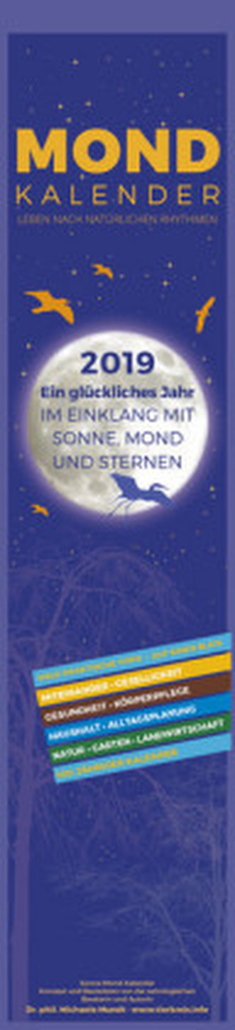 Mond Streifenplaner 2019 Mond Streifenplaner 2019