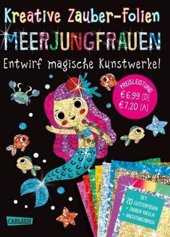 Kreative Zauber-Folien: Meerjungfrauen, Set