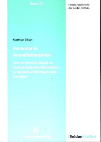 Personal in Anwaltskanzleien
