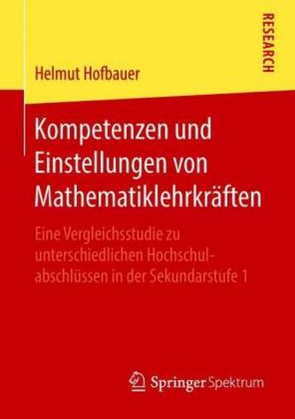 Kompetenzen und Einstellungen von Mathematiklehrkräften