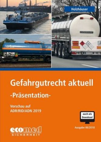Gefahrgutrecht aktuell - Präsentation, 1 CD-ROM