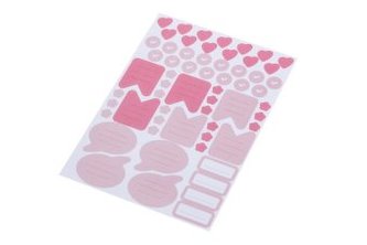 2 Stickerbögen DIN A5 mit 120 rosa Aufklebern für Mädchen zum Beschriften und Gestalten für Terminplaner, Kalender und Organizer 2 Stickerbögen DIN A5 mit 120 rosa Aufklebern für Mädchen zum Beschriften und Gestalten für Terminplaner, Kalender und Organizer