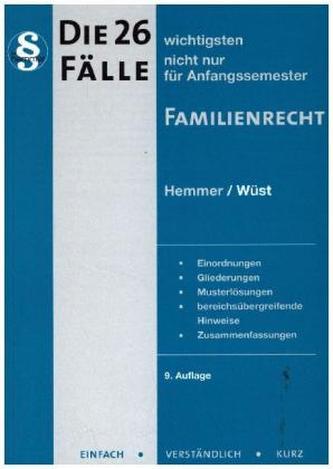 Die 26 wichtigsten Fälle Familienrecht