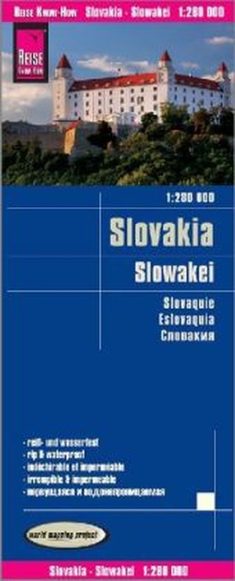 World Mapping Project Reise Know-How Landkarte Slowakei (1:280.000)