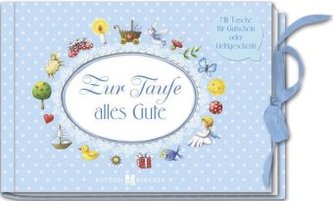 Zur Taufe alles Gute (blau)