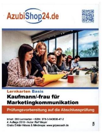 AzubiShop24.de Basis-Lernkarten Kaufmann / Kauffrau für Marketingkommunikation IHK-Prüfung