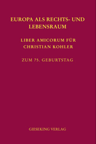 Europa als Rechts- und Lebensraum