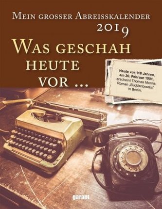 Was geschah heute vor... 2019