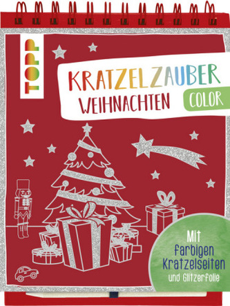 Kratzelzauber Color Weihnachten, m. Holzstift Kratzelzauber Color Weihnachten, m. Holzstift
