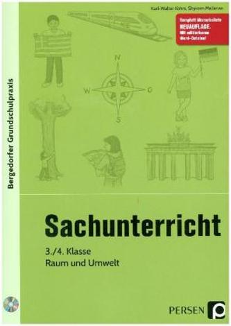 Sachunterricht - 3./4. Klasse, Raum und Umwelt, m. CD-ROM
