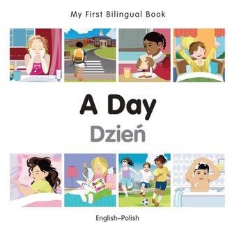 My First Bilingual Book - A Day - Korean-english
