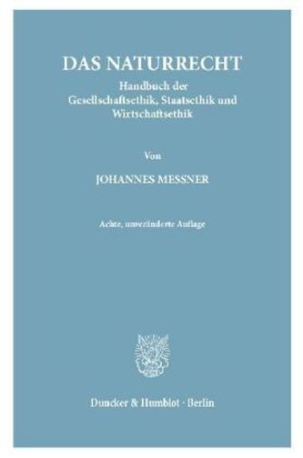 Das Naturrecht.