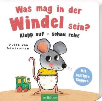 Was mag in der Windel sein? Klapp auf - schau rein! Was mag in der Windel sein? Klapp auf - schau rein!