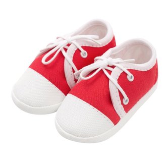 Kojenecké capáčky tenisky New Baby červené 3-6 m - velikost 3-6 m
