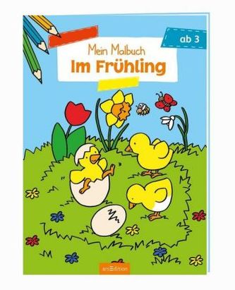 Malbuch ab 3 - Im Frühling