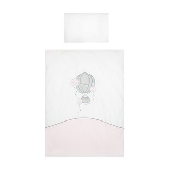 2-dílné ložní povlečení Belisima Ballons 100/135 růžové
