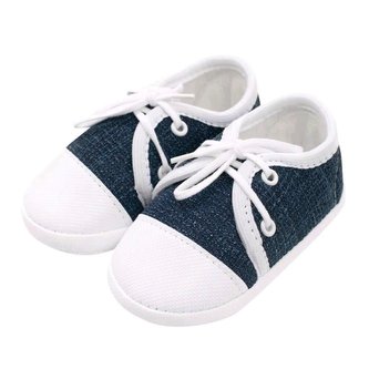 Kojenecké capáčky tenisky New Baby jeans modré 12-18 m - velikost 12-18 m