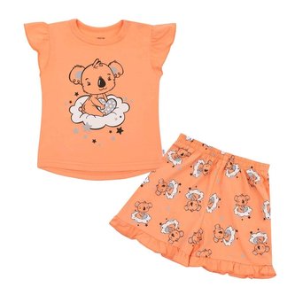 Dětské letní pyžamko New Baby Dream lososové - velikost 86 (12-18m)
