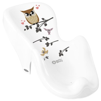 Lehátko ke koupání protiskluzové Moudrá Sova bílé