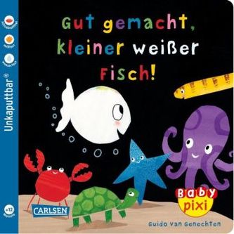 Gut gemacht, kleiner weißer Fisch!