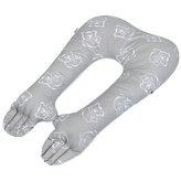 Multifunkční stabilizační polštářek New Baby Mevídci šedý