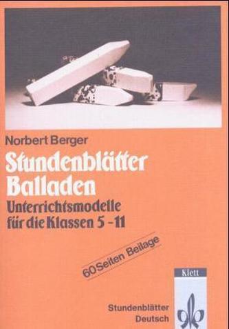 Stundenblätter Balladen