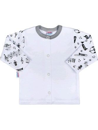 Kojenecký bavlněný kabátek New Baby Music - velikost 74 (6-9m)