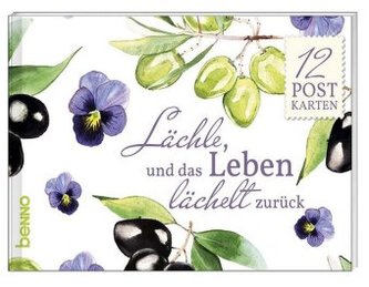 Postkartenbuch Lächle, und das Leben lächelt zurück