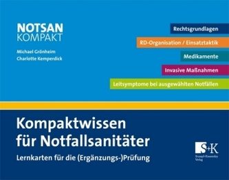 Kompaktwissen für Notfallsanitäter, Lernkarten Kompaktwissen für Notfallsanitäter, Lernkarten