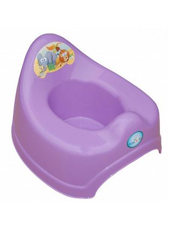 Hrající dětský nočník safari fialový