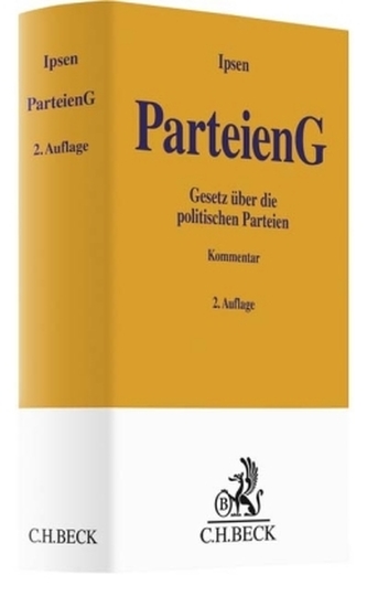 Parteiengesetz (PartG), Kommentar Parteiengesetz (PartG), Kommentar