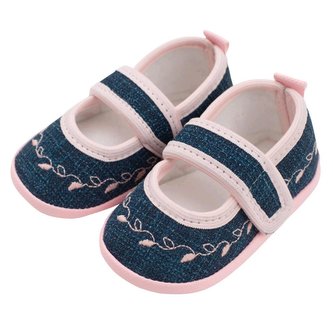Kojenecké capáčky New Baby Jeans růžové 6-12 m - velikost 6-12 m