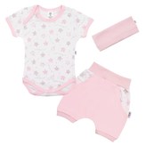 3-dílná letní bavlněná souprava New Baby Perfect Summer růžová - velikost 92 (18-24m)