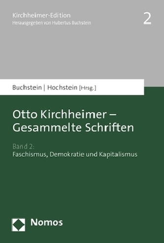 Otto Kirchheimer - Gesammelte Schriften Otto Kirchheimer - Gesammelte Schriften