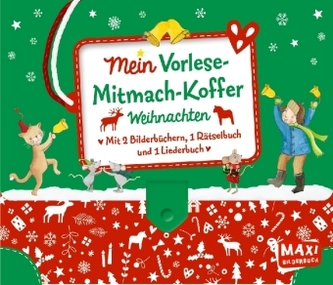 Mein Vorlese-Mitmach-Koffer. Weihnachten, 4 Bde.