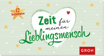 Zeit für meinen Lieblingsmensch: 12 Gutscheine