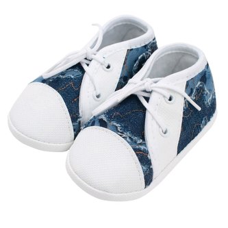 Kojenecké capáčky tenisky New Baby modré 6-12 m - velikost 6-12 m