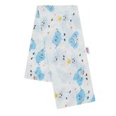 Bavlněná plena s potiskem New Baby bílá mraky